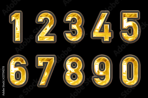 メタル数字