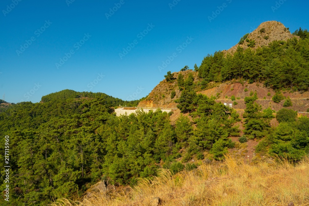 Beautiful Turkish rocky landscape shot
