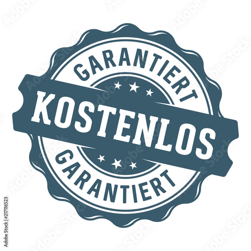 Garantiert kostenlos Siegel