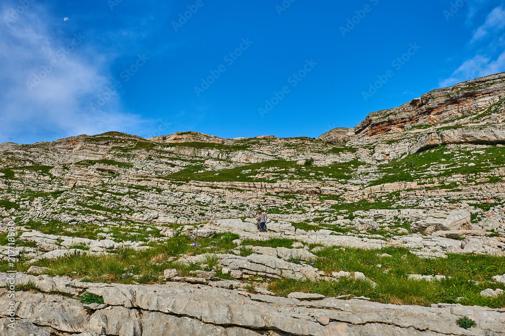 The Caucasus mountains in Russia