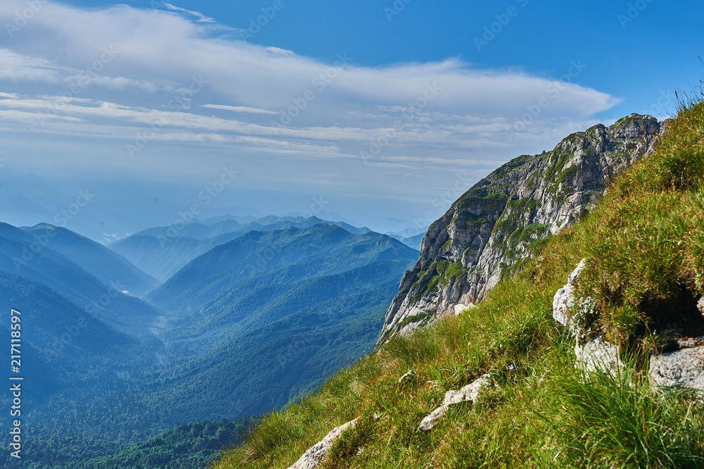 Fototapeta premium The Caucasus mountains in Russia