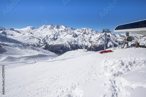 Ski station on top of the mountain © robertdering