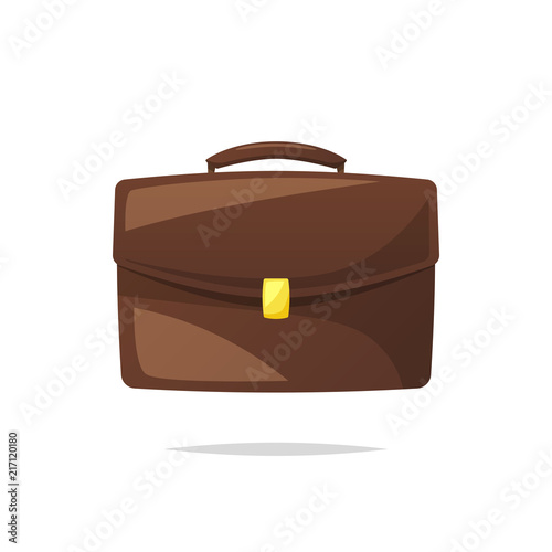 Briefcase vector isolated illustration