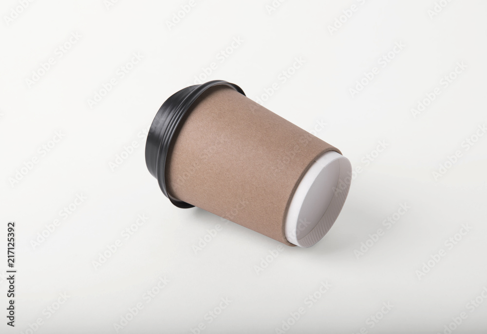 coffee paper cup. mockup for creative design branding.