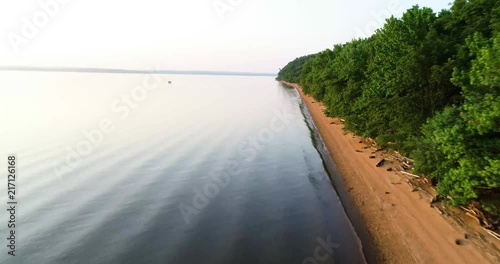 Wallpaper Mural Here is an aerial shot flying down the beach. Torontodigital.ca