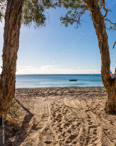 Beach Camping on Moreton Island in Queensland Australia © Jon Paul