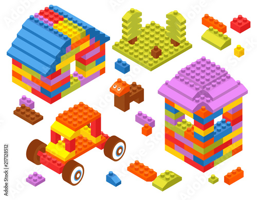 Toy Constructor Isometric Blocks