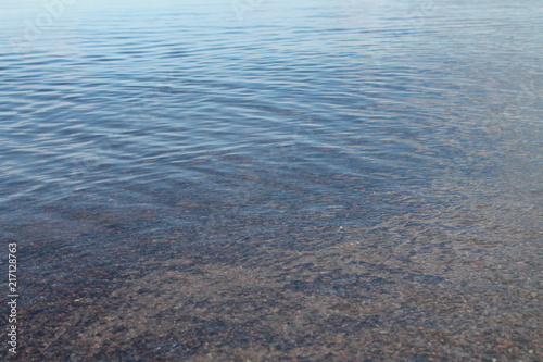 light ripples on clear water
