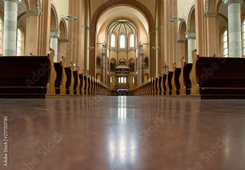 Interior of the Roman Catholic Church in Vienna