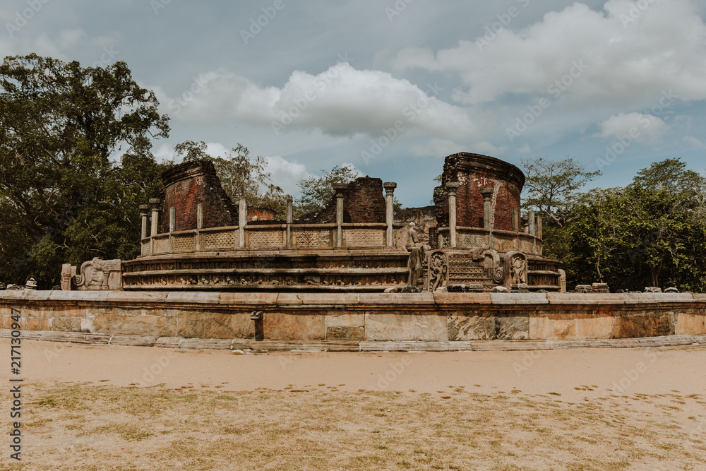 Ruins of an ancient buddhist temple from an ancient village Ruins of an ancient buddhist temple from an ancient village