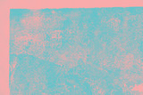 blue and pink hand painted brush grunge background texture