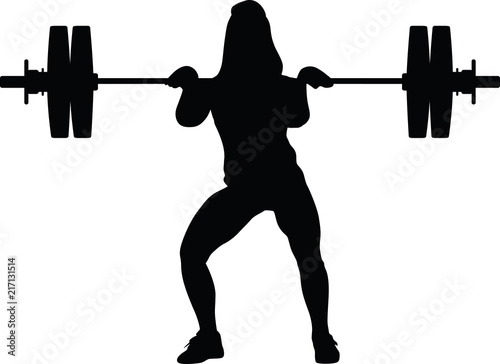 weight lifting girl
