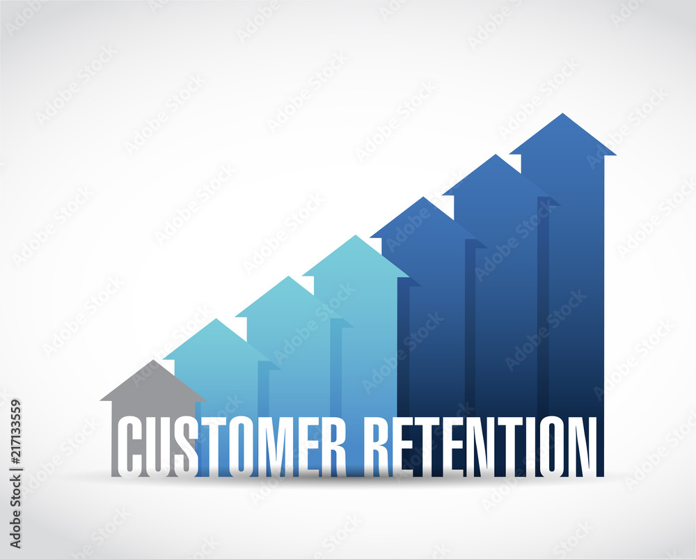 customer retention business graph customer retention business graph