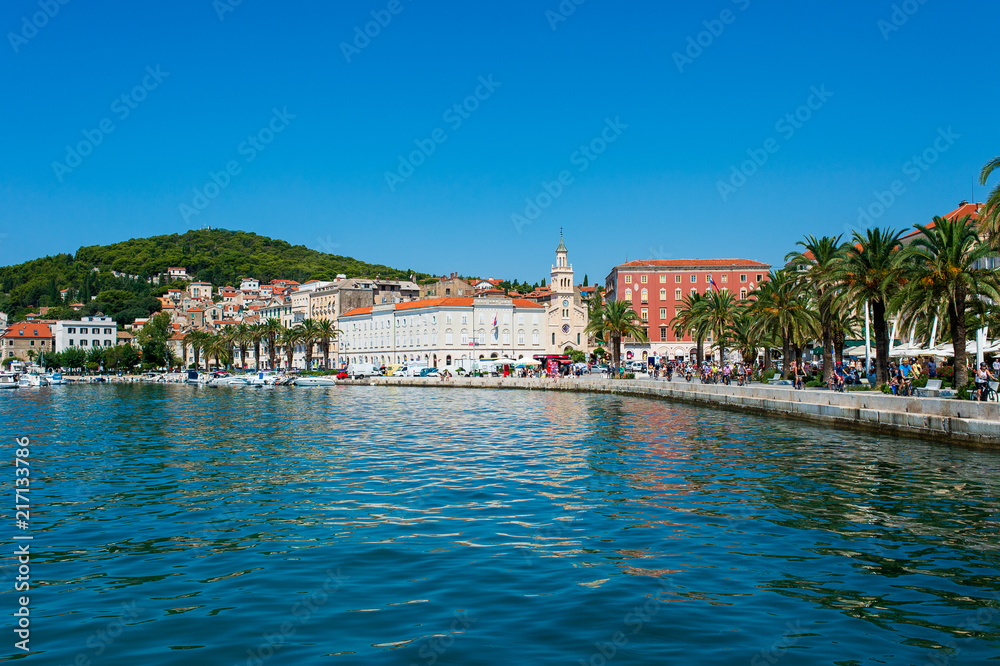 Panorama of Split, Croatia