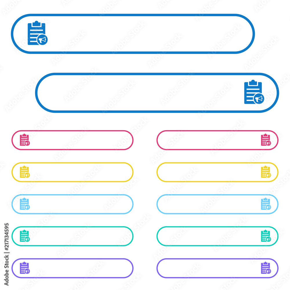 Note reading aloud icons in rounded color menu buttons Note reading aloud icons in rounded color menu buttons