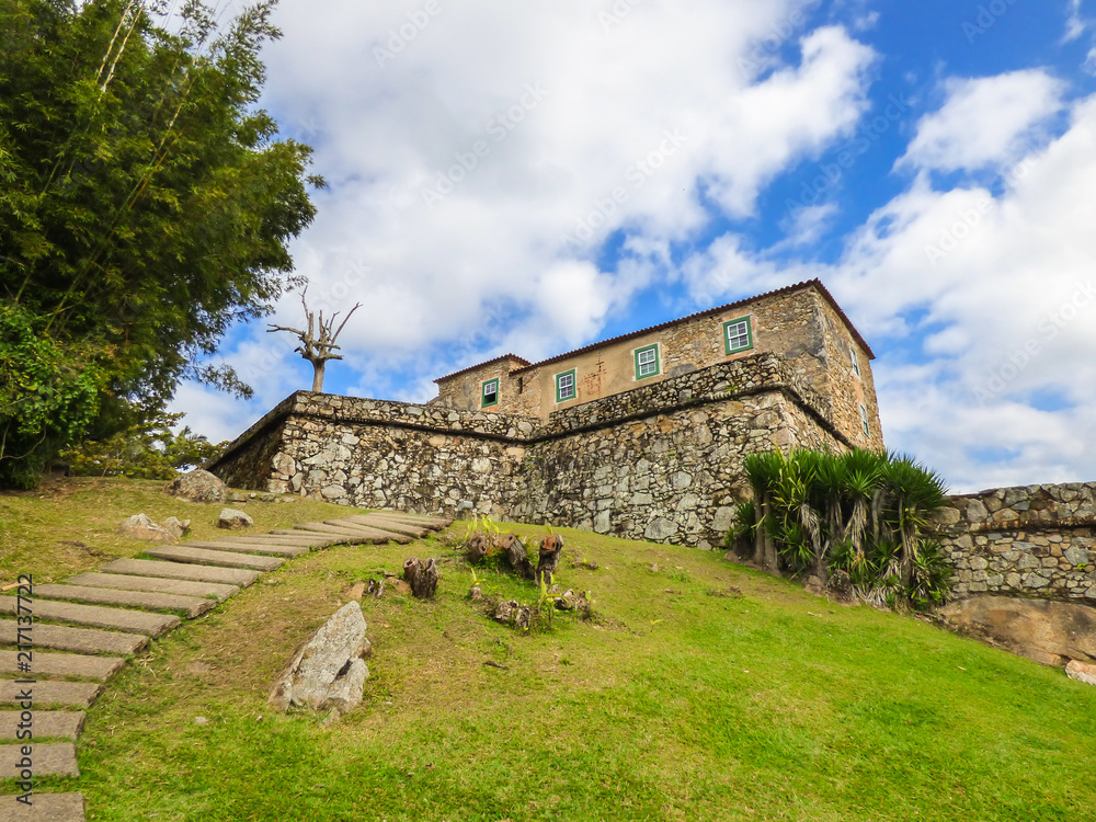 Fortaleza de Sao Jose da Ponta Grossa, colonial fortress from the 18th century in Florianopolis - Brazil