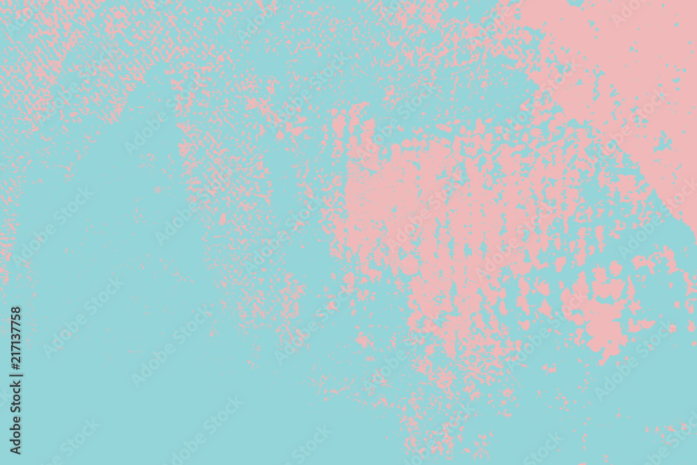 Obraz premium blue and pink hand painted brush grunge background texture