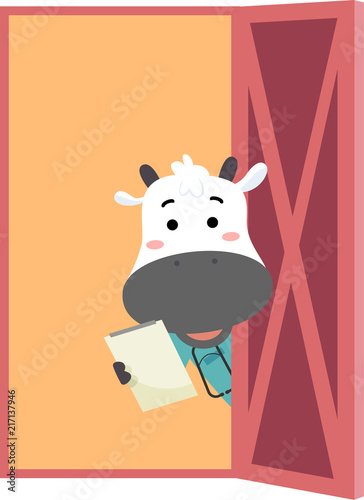 Cow Doc Vet Door Livestock ...