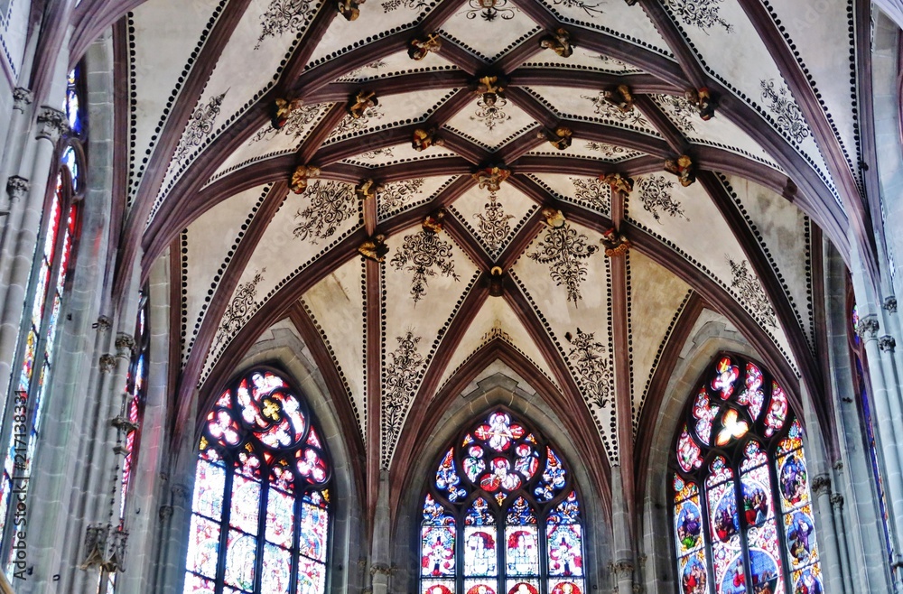 Bern, Münster, Chor, Netzgewölbe