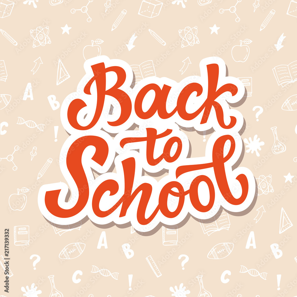 Back to school banner template
