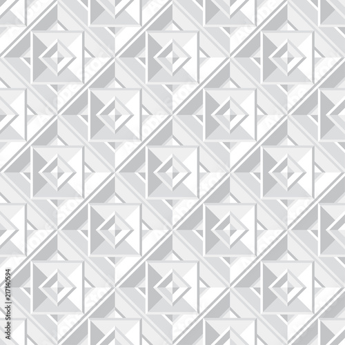 Concept light gray geometry seamless pattern photo