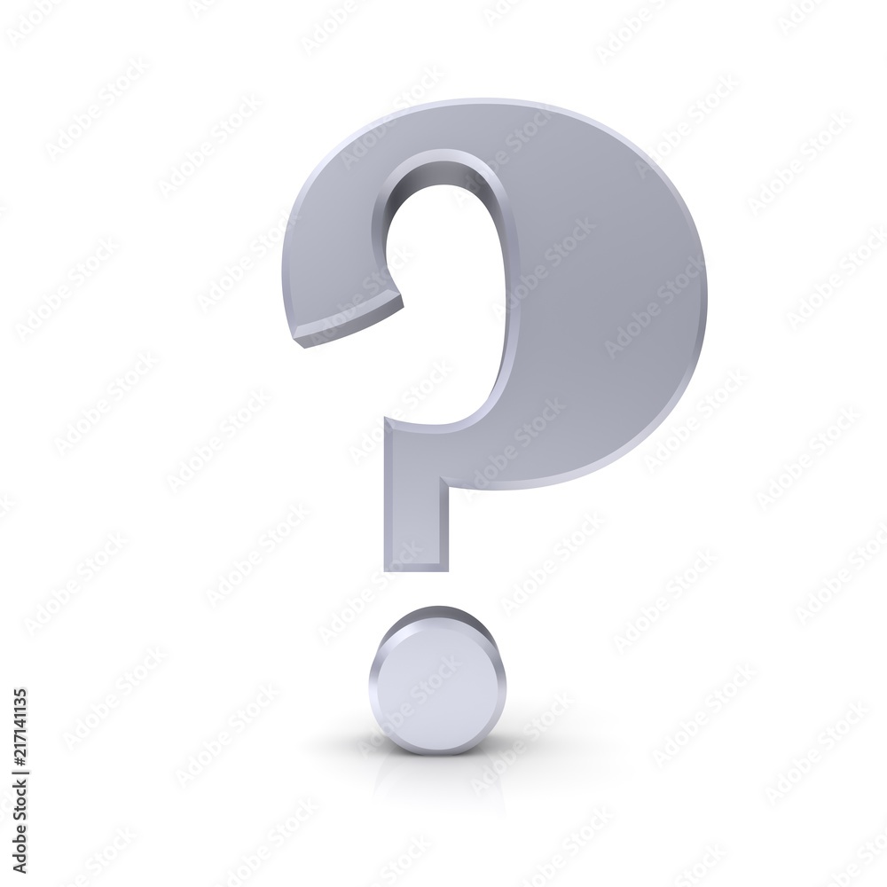question mark silver 3d interrogation question mark silver 3d interrogation