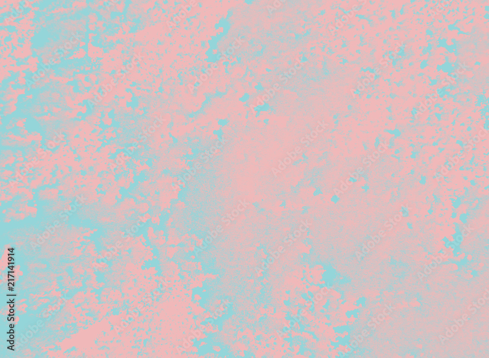 blue and pink hand painted brush grunge background texture