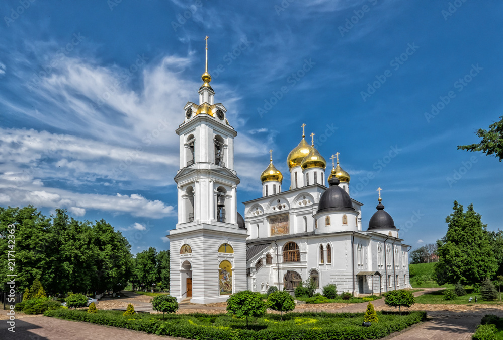 Assumption Cathedral of the Dmitrov Kremlin. City of Dmitrov, Moscow region, Russia