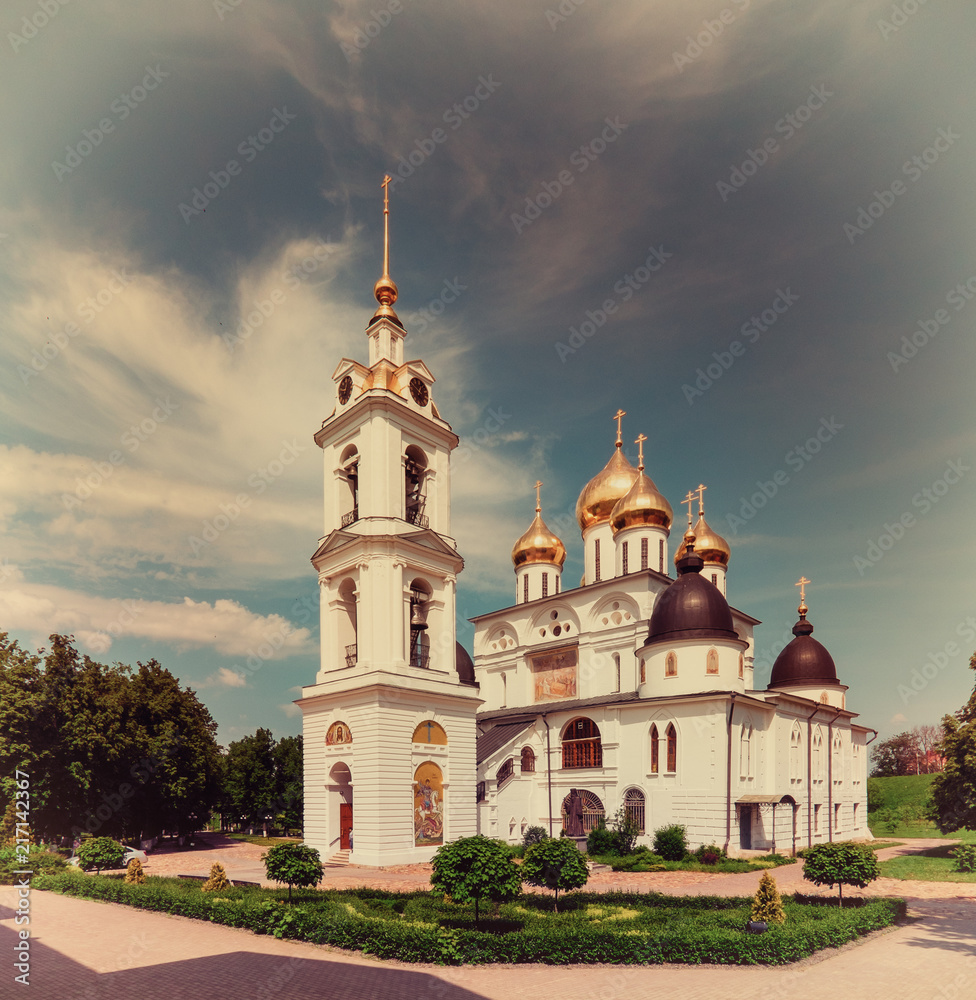Assumption Cathedral of the Dmitrov Kremlin. City of Dmitrov, Moscow region, Russia