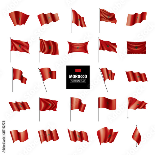 Free Download Morocco flag, vector illustration on a white background - GFXLoad