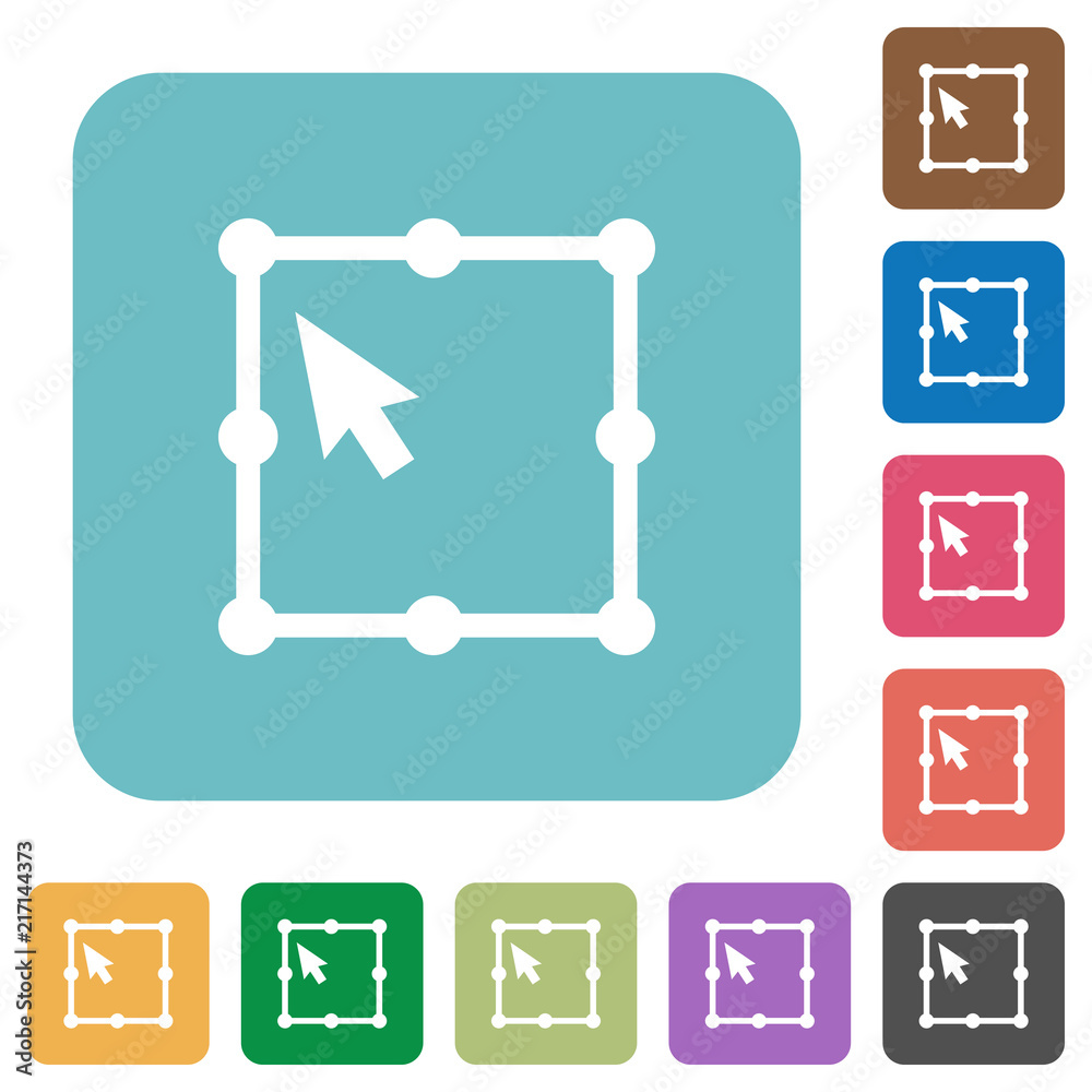 Free transform object rounded square flat icons Free transform object rounded square flat icons
