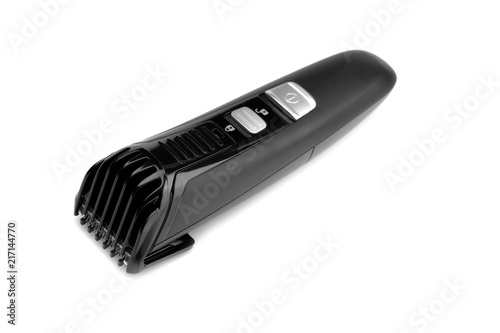 Electric razor for a beard. white background