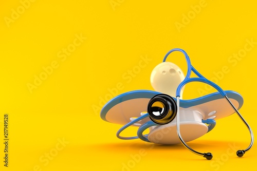 Baby dummy with stethoscope