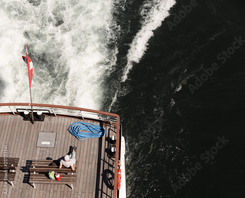 Bateau sur le Rhin