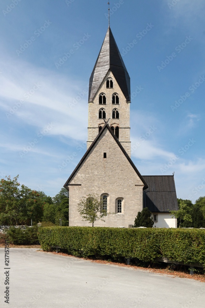 La chiesa di Tingstäde