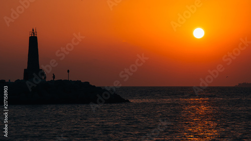 lovely sunsets in orange colo in the south of spain