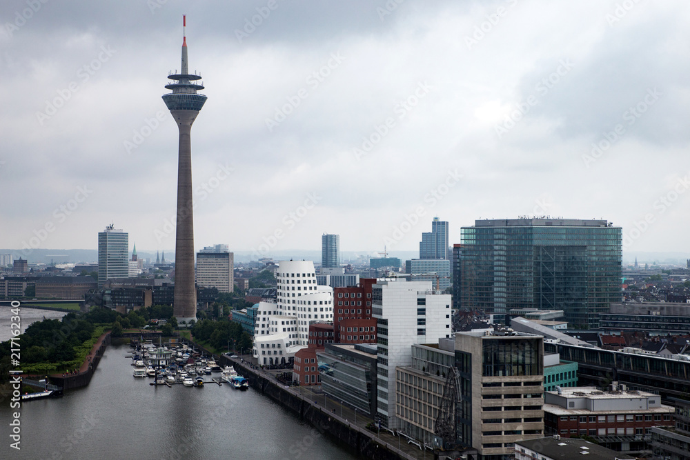 Obraz premium Blick auf Düsseldorf