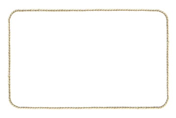 Cotton rope frame