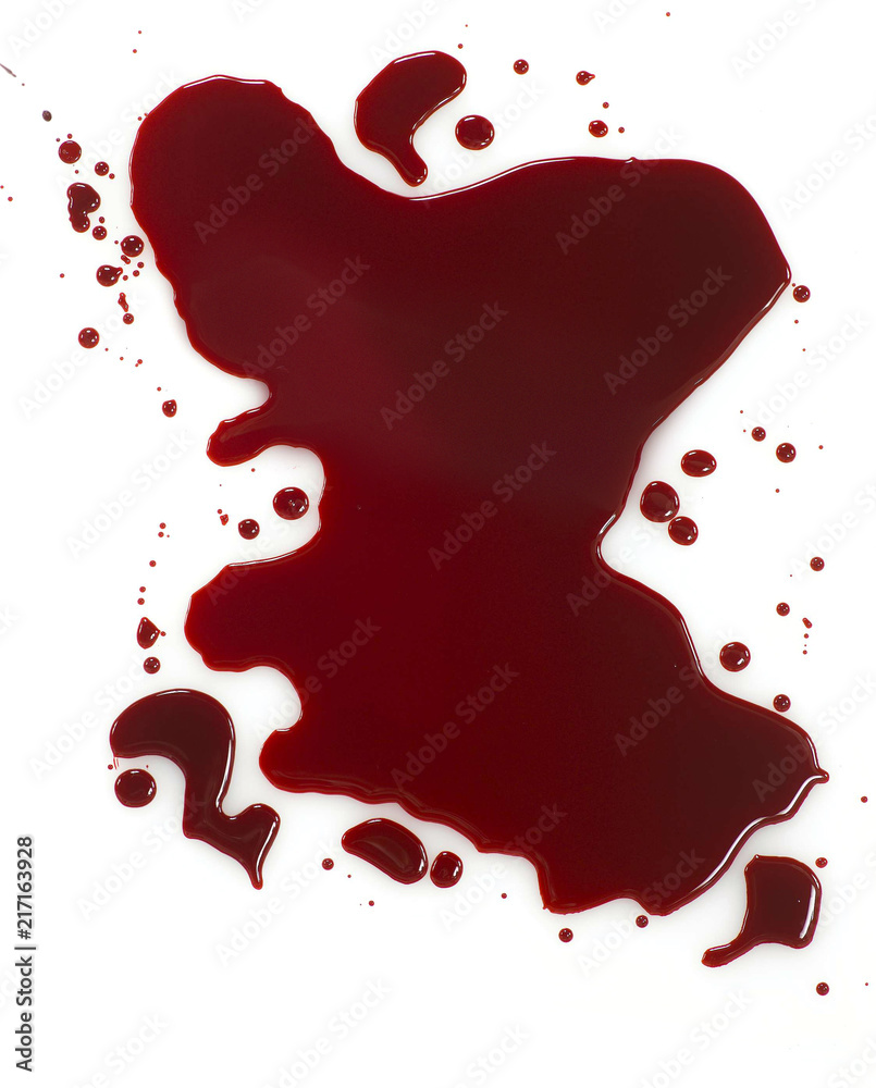 Puddle of blood Stock Photo | Adobe Stock