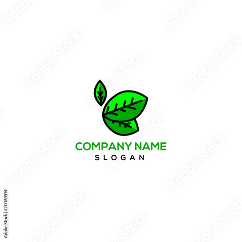 leaf butterfly logo design