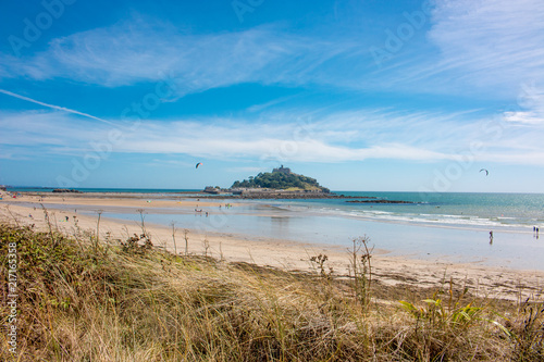 Beach at St. Michael’s Mount Marazion Cornwall South England