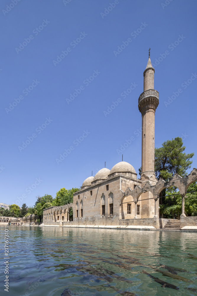 Naklejka premium Balikligol, Halilurrahman Mosque Sanliurfa, Turkey