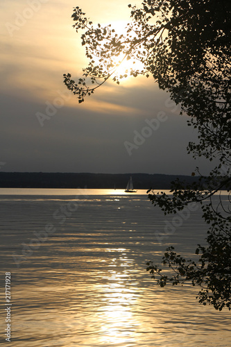 Sonnenuntergang am Ammersee photo