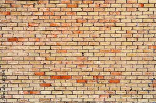 Clay brick wall background