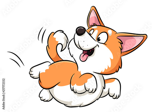 Niedlicher Hund - Vektor-Illustration