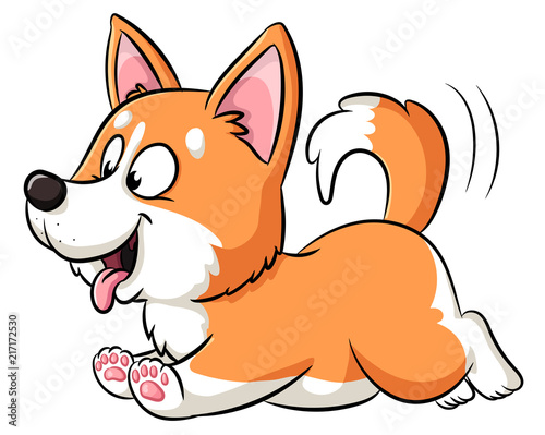 Niedlicher Hund - Vektor-Illustration