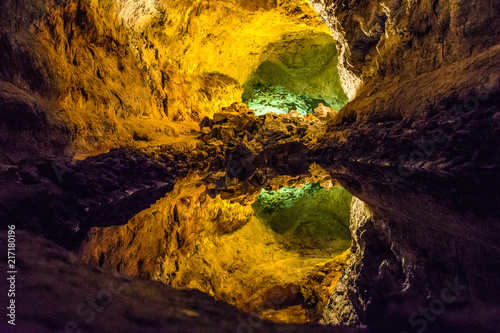 Cueva de los Verdes in Lanzarote, Spain