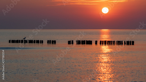 Beach near Sarbinowo in Poland