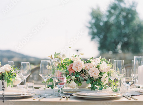 Romantic Wedding Details  photo