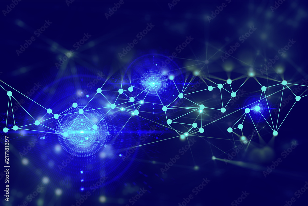 blue net abstract connect to network background blue net abstract connect to network background